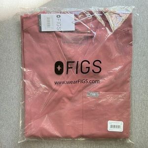 FIGS scrub top, XS, Mauve color. New with tags